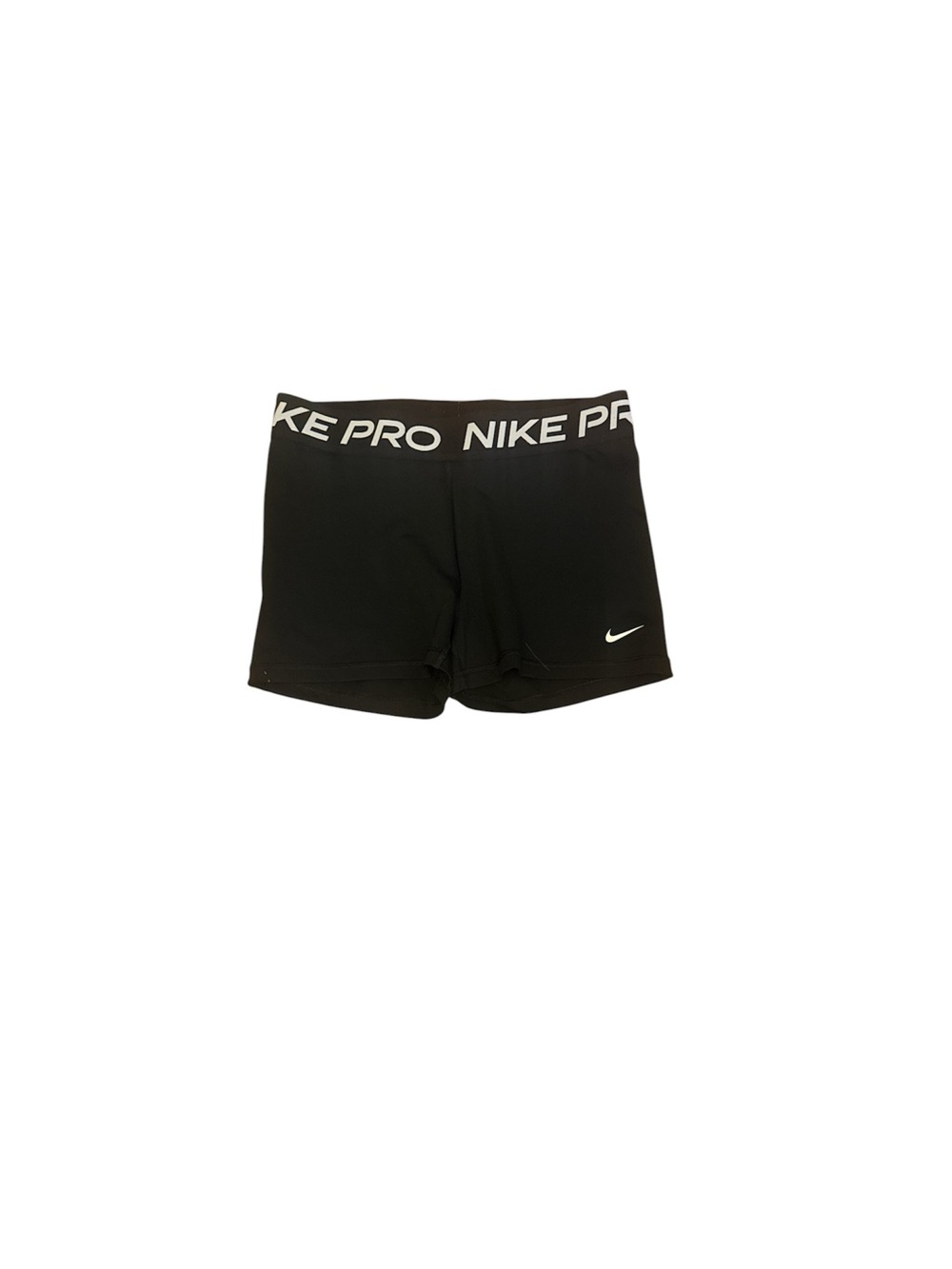 Nike Black Women's Pro Elastic-Waist Athletic Shorts